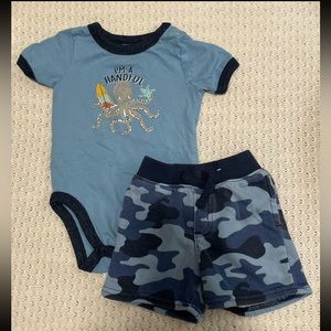 Garanimals baby boy summer outfit